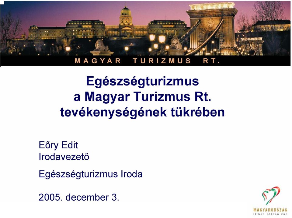 tevékenységének tükrében Eőry