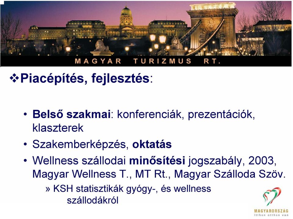 szállodai minősítési jogszabály, 2003, Magyar Wellness T.
