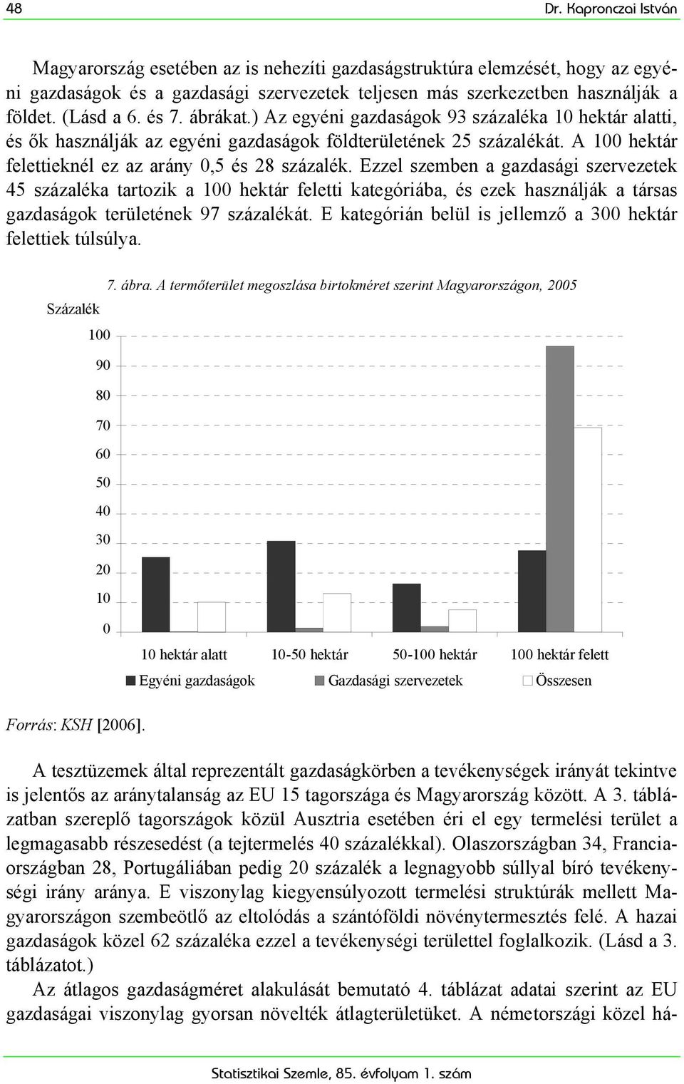 A 100 hektár felettieknél ez az arány 0,5 és 28 százalék.