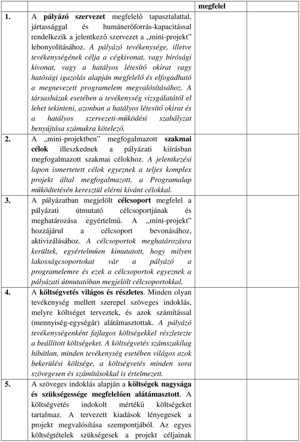 programelem megvalósításához.