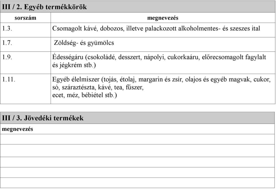 Zöldség- és gyümölcs 1.9.