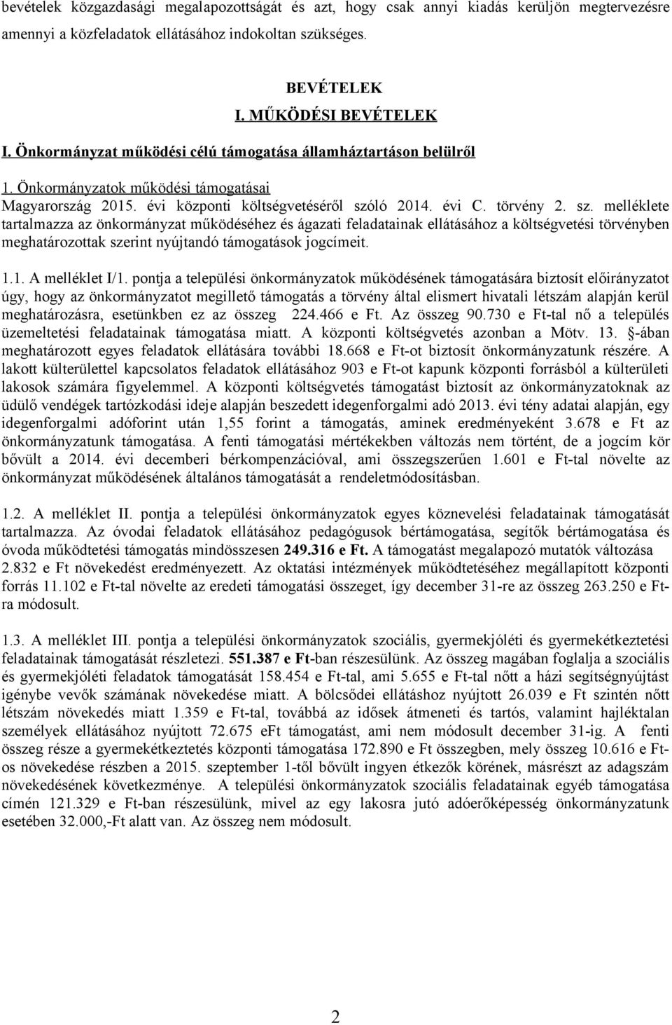 ló 2014. évi C. törvény 2. sz.