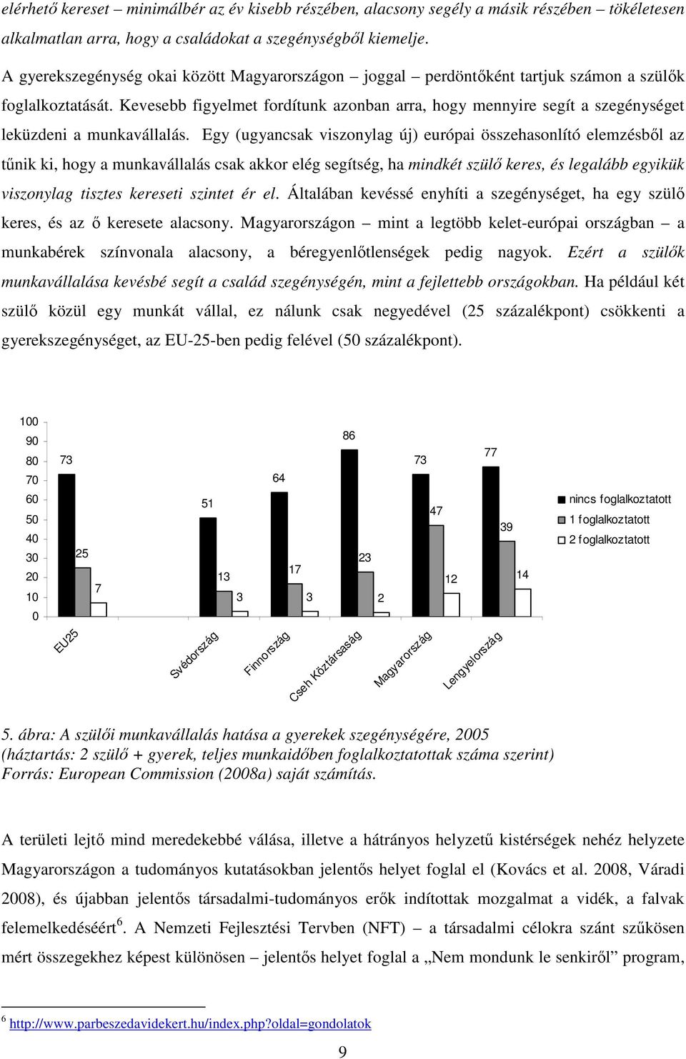 Kevesebb figyelmet fordítunk azonban arra, hogy mennyire segít a szegénységet leküzdeni a munkavállalás.