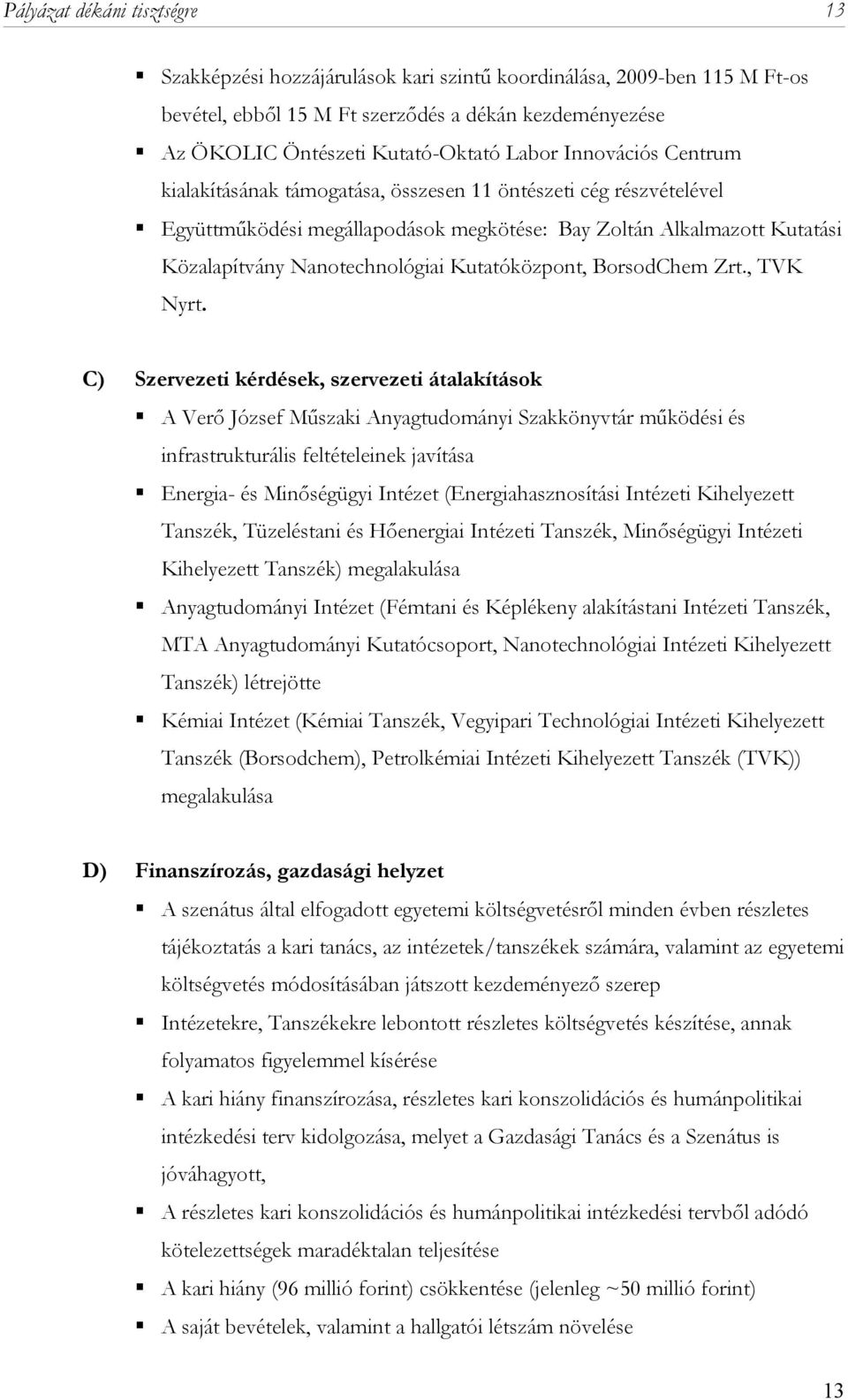 Kutatóközpont, BorsodChem Zrt., TVK Nyrt.