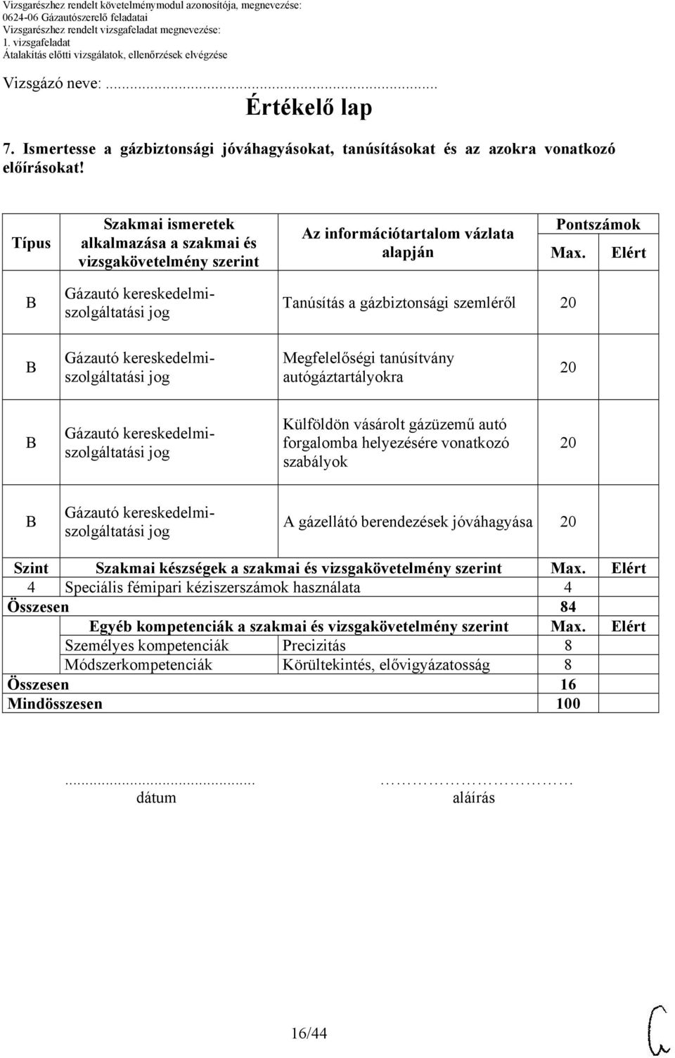 Elért B Gázautó kereskedelmiszolgáltatási jog Tanúsítás a gázbiztonsági szemléről B Gázautó kereskedelmiszolgáltatási jog Megfelelőségi tanúsítvány autógáztartályokra B Gázautó