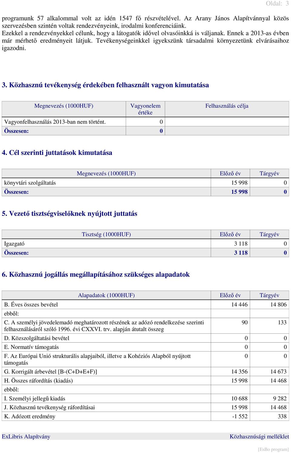 Tevékenységeinkkel igyekszünk társadalmi környezetünk elvárásaihoz igazodni. 3.