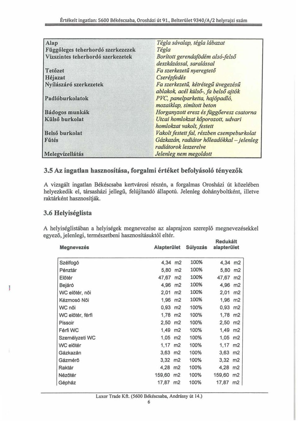 sávalap, tégla lábazat Tégla Borított gerendafödém alsó-felső.