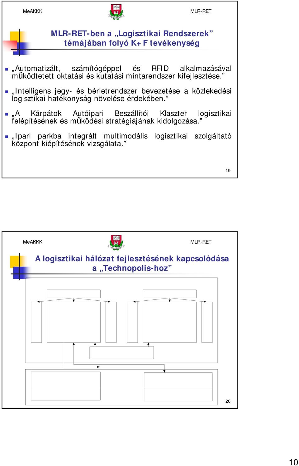 Intelligens jegy- és bérletrendszer bevezetése a közlekedési logisztikai hatékonyság növelése érdekében.