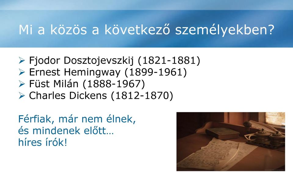 (1899-1961) Füst Milán (1888-1967) Charles Dickens