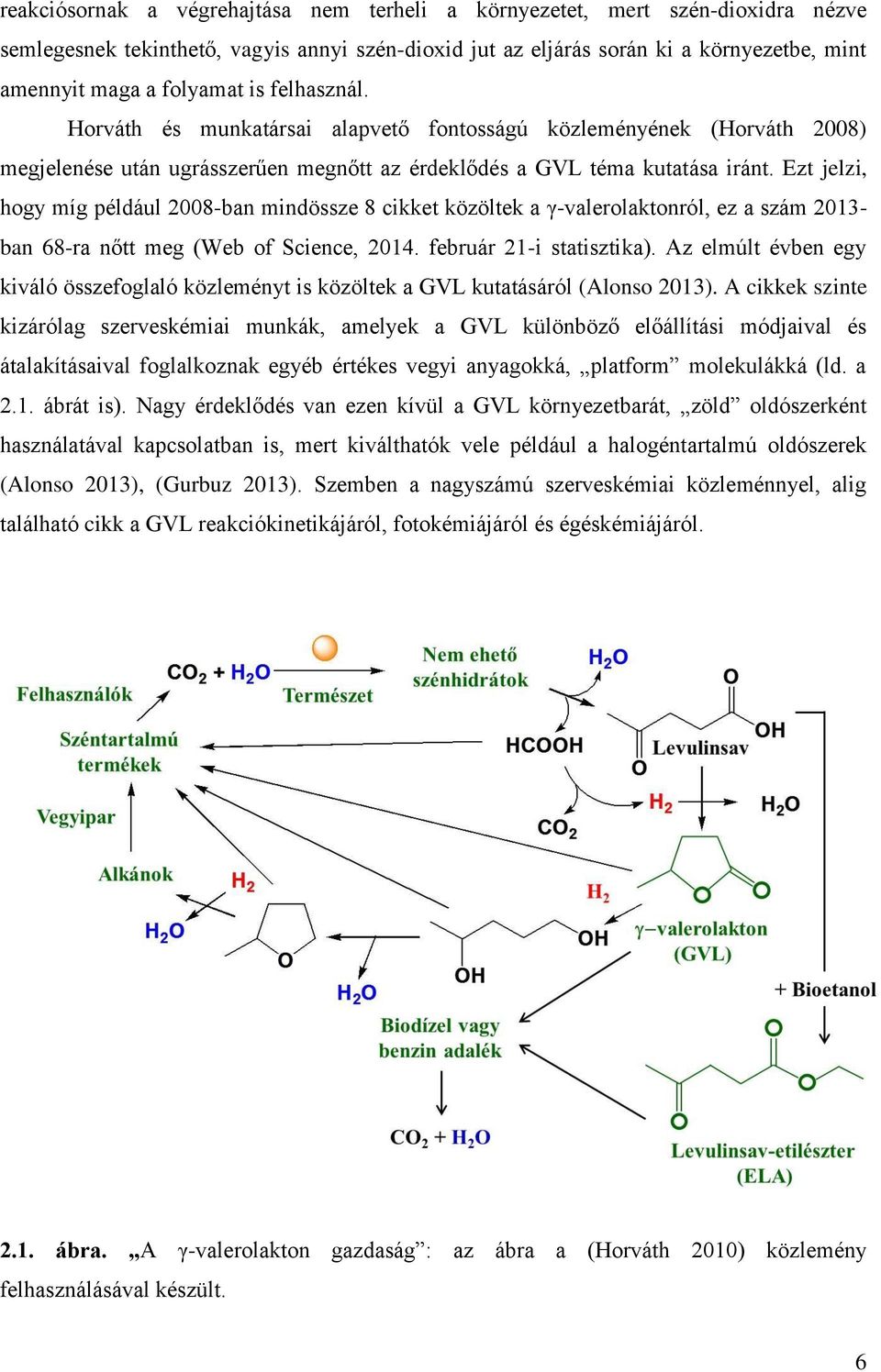 Ezt jelzi, hogy míg például 2008-ban mindössze 8 cikket közöltek a γ-valerolaktonról, ez a szám 2013- ban 68-ra nőtt meg (Web of Science, 2014. február 21-i statisztika).