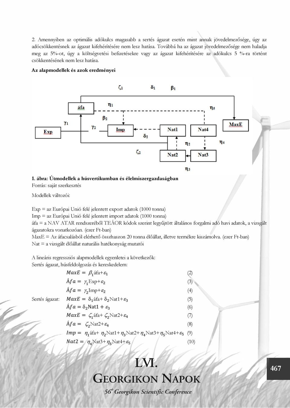 Az alapmodellek és azok eredményei 1.