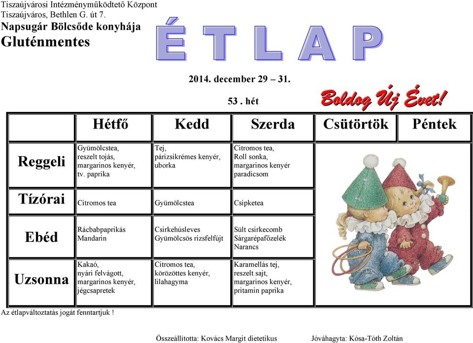 Csipketea Rácbabpaprikás Mandarin Csirkehúsleves Gyümölcsös rizsfelfújt Sült