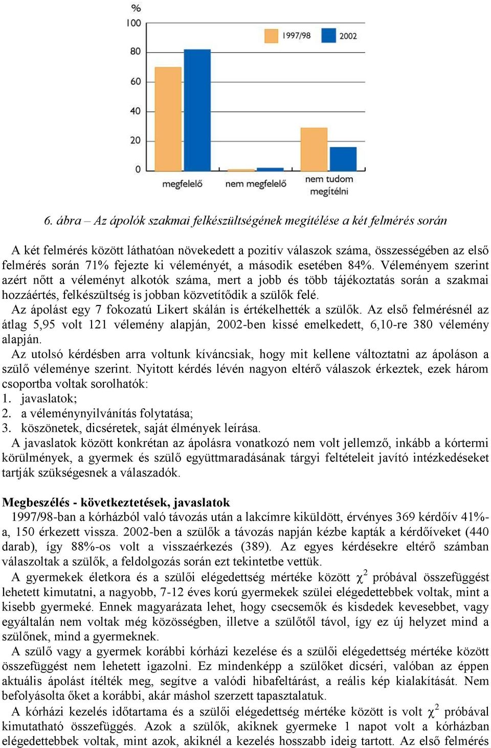 Véleményem szerint azért nőtt a véleményt alkotók száma, mert a jobb és több tájékoztatás során a szakmai hozzáértés, felkészültség is jobban közvetítődik a szülők felé.