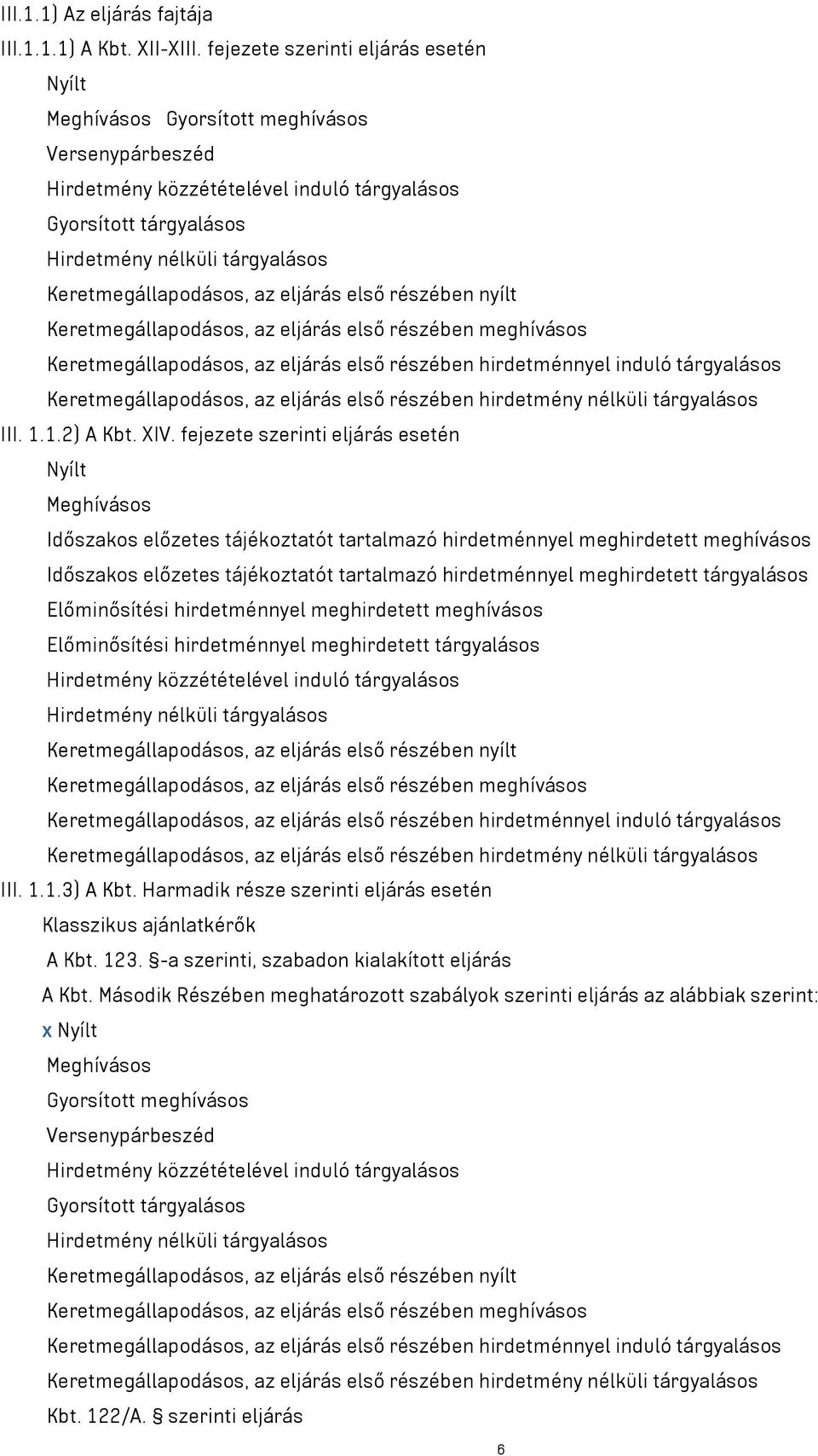 Keretmegállapodásos, az eljárás első részében nyílt Keretmegállapodásos, az eljárás első részében meghívásos Keretmegállapodásos, az eljárás első részében hirdetménnyel induló tárgyalásos