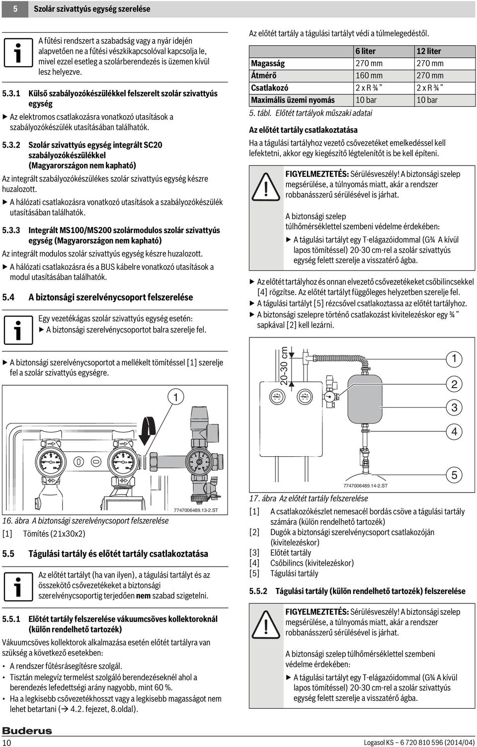 A hálózati csatlakozásra vonatkozó utasítások a szabályozókészülék utasításában találhatók. 5.