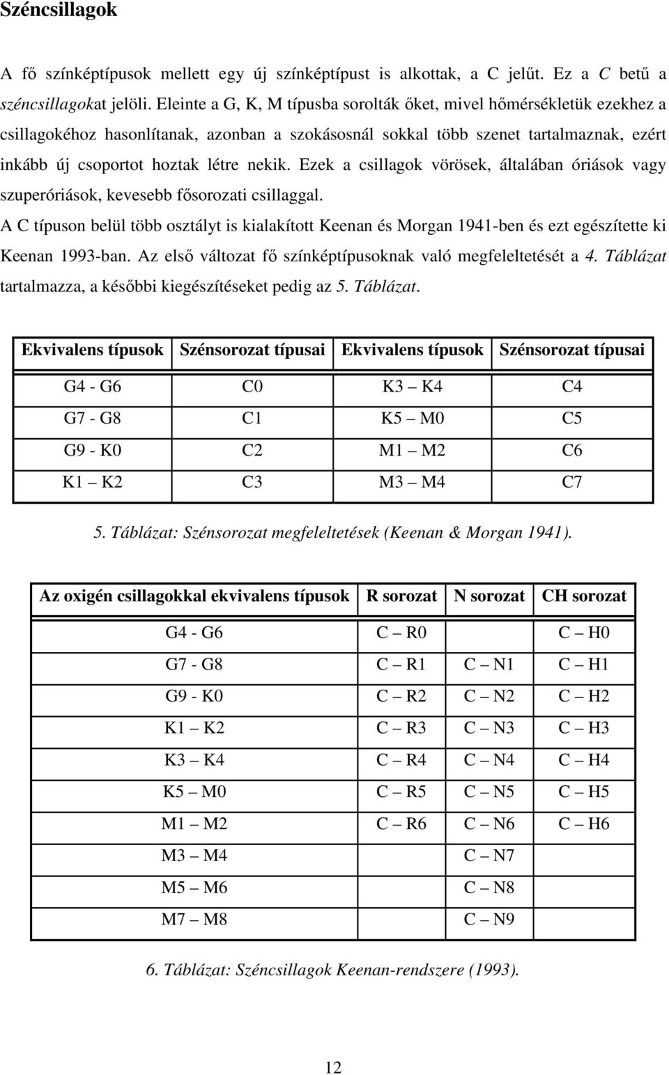 Ezek a csillagok vörösek, általában óriások vagy szuperóriások, kevesebb fősorozati csillaggal.