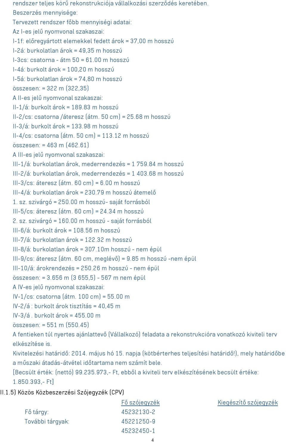 I-3cs: csatorna - átm 50 = 61.