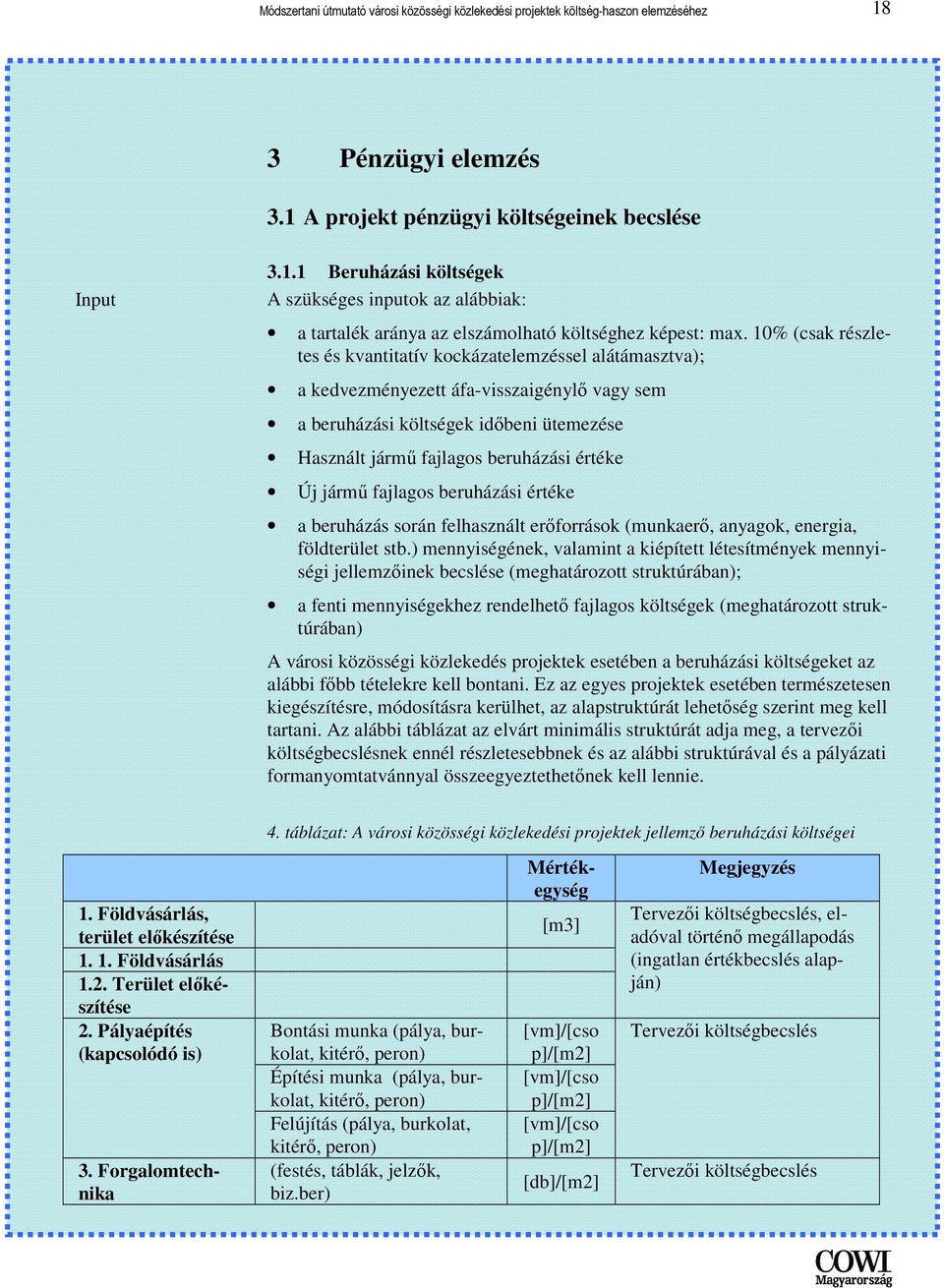 10% (csak részletes és kvantitatív kockázatelemzéssel alátámasztva); a kedvezményezett áfa-visszaigénylı vagy sem a beruházási költségek idıbeni ütemezése Használt jármő fajlagos beruházási értéke Új