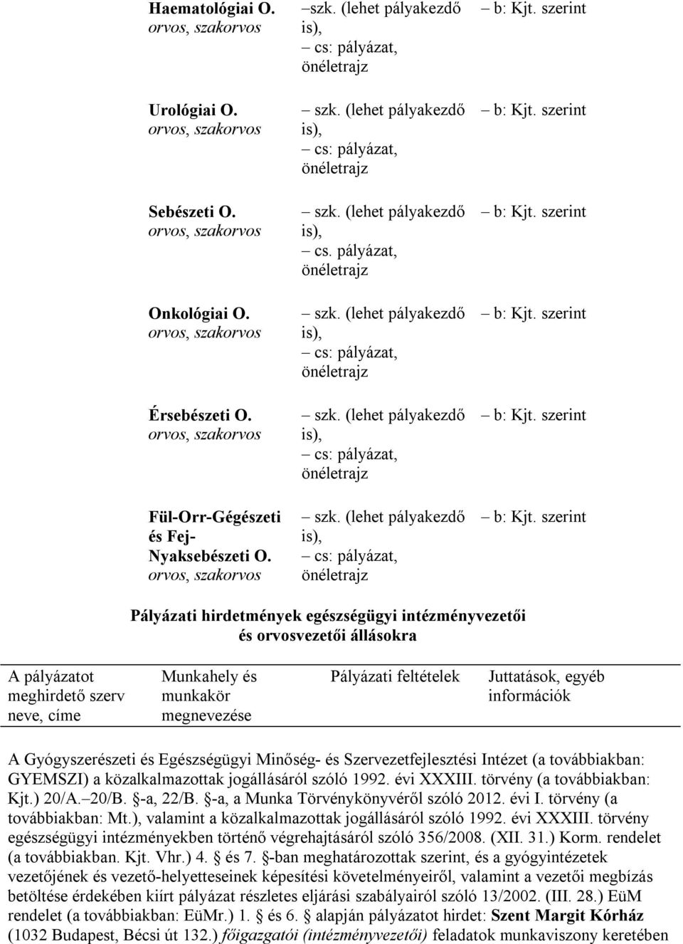 szerint b: Kjt. szerint b: Kjt.