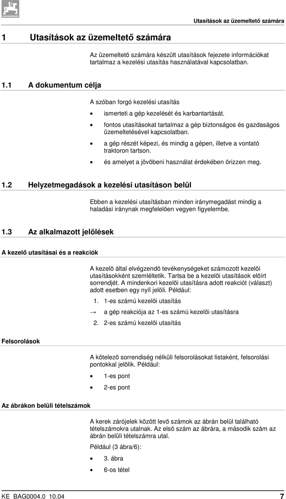 és amelyet a jövőbeni használat érdekében őrizzen meg. 1.