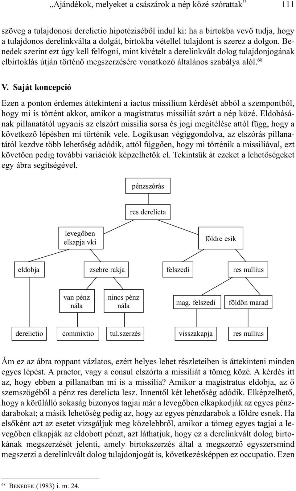 Saját koncepció Ezen a ponton érdemes áttekinteni a iactus missilium kérdését abból a szempontból, hogy mi is történt akkor, amikor a magistratus missiliát szórt a nép közé.