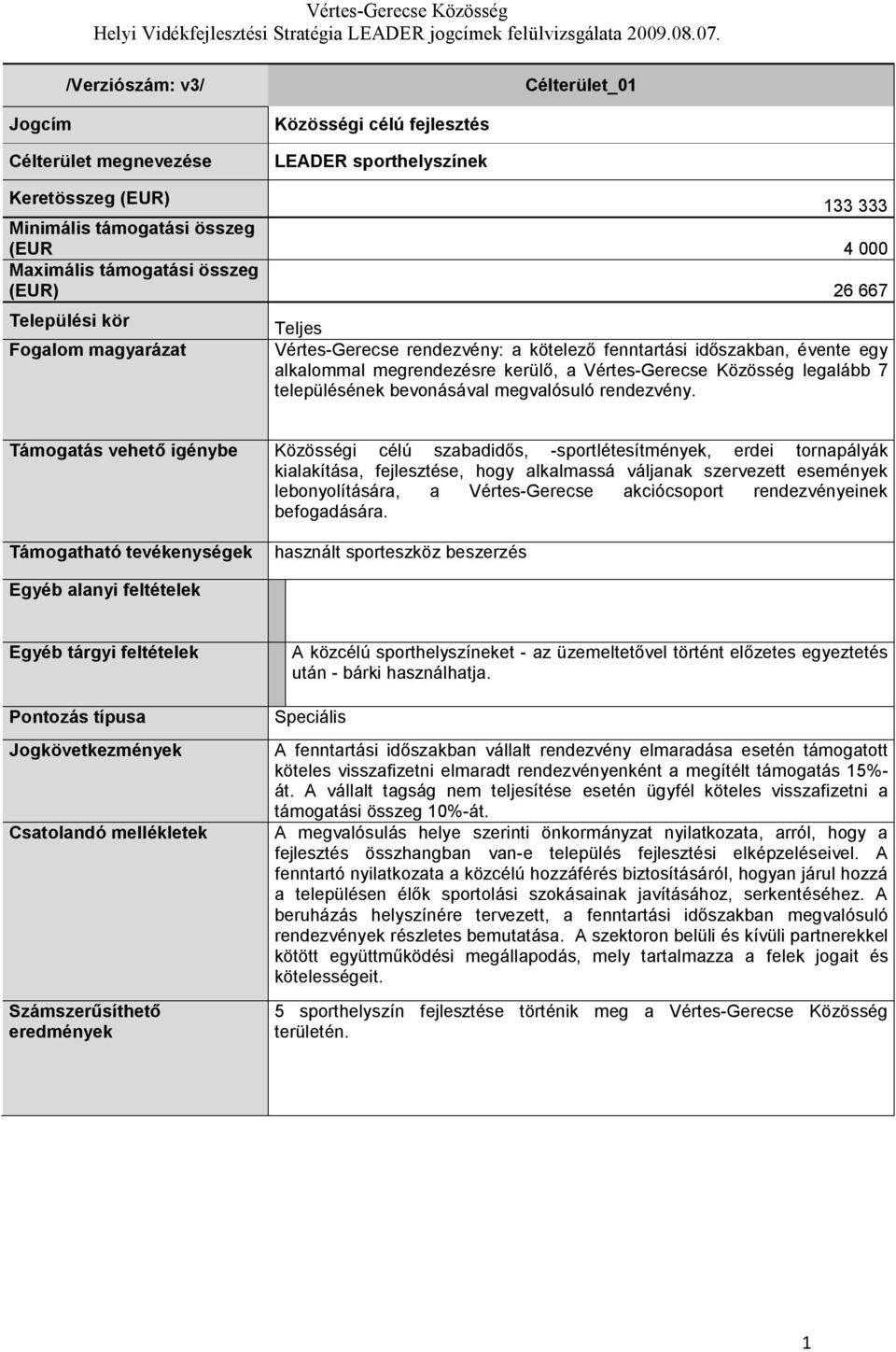 legalább 7 településének bevonásával megvalósuló rendezvény.