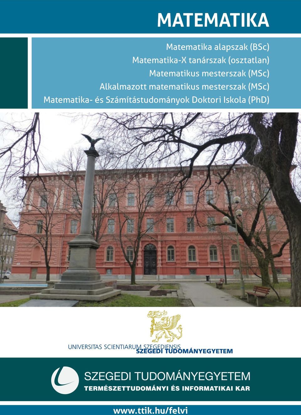 Alkalmazott matematikus mesterszak (MSc)