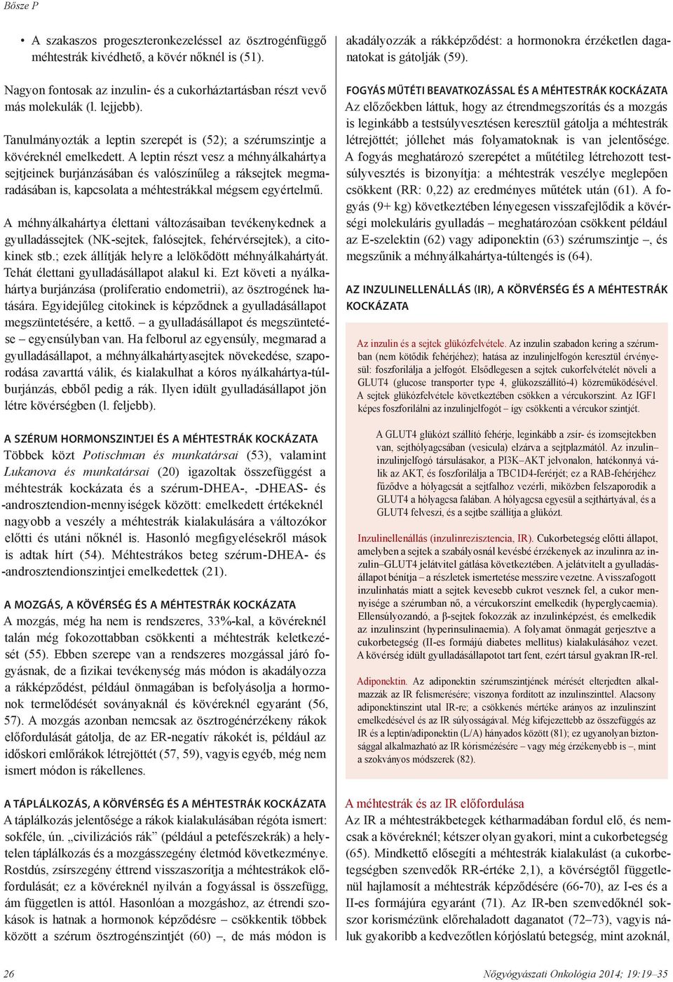 A leptin részt vesz a méhnyálkahártya sejtjeinek burjánzásában és valószínűleg a ráksejtek megmaradásában is, kapcsolata a méhtestrákkal mégsem egyértelmű.