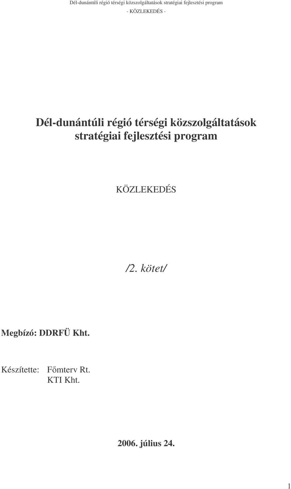 program KÖZLEKEDÉS /2.