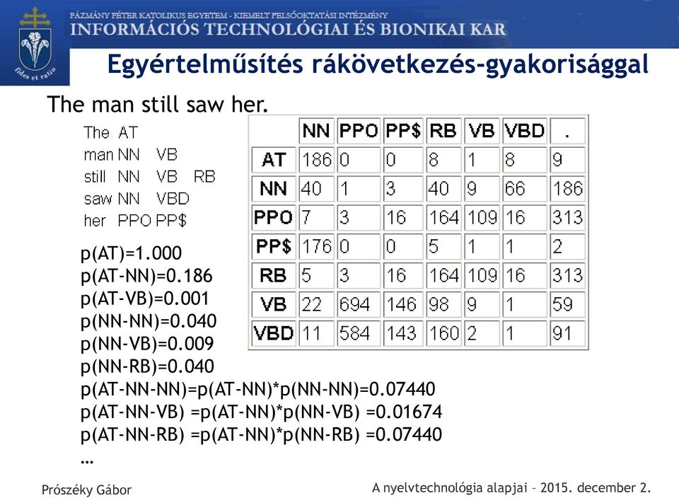 009 p(nn-rb)=0.040 p(at-nn-nn)=p(at-nn)*p(nn-nn)=0.