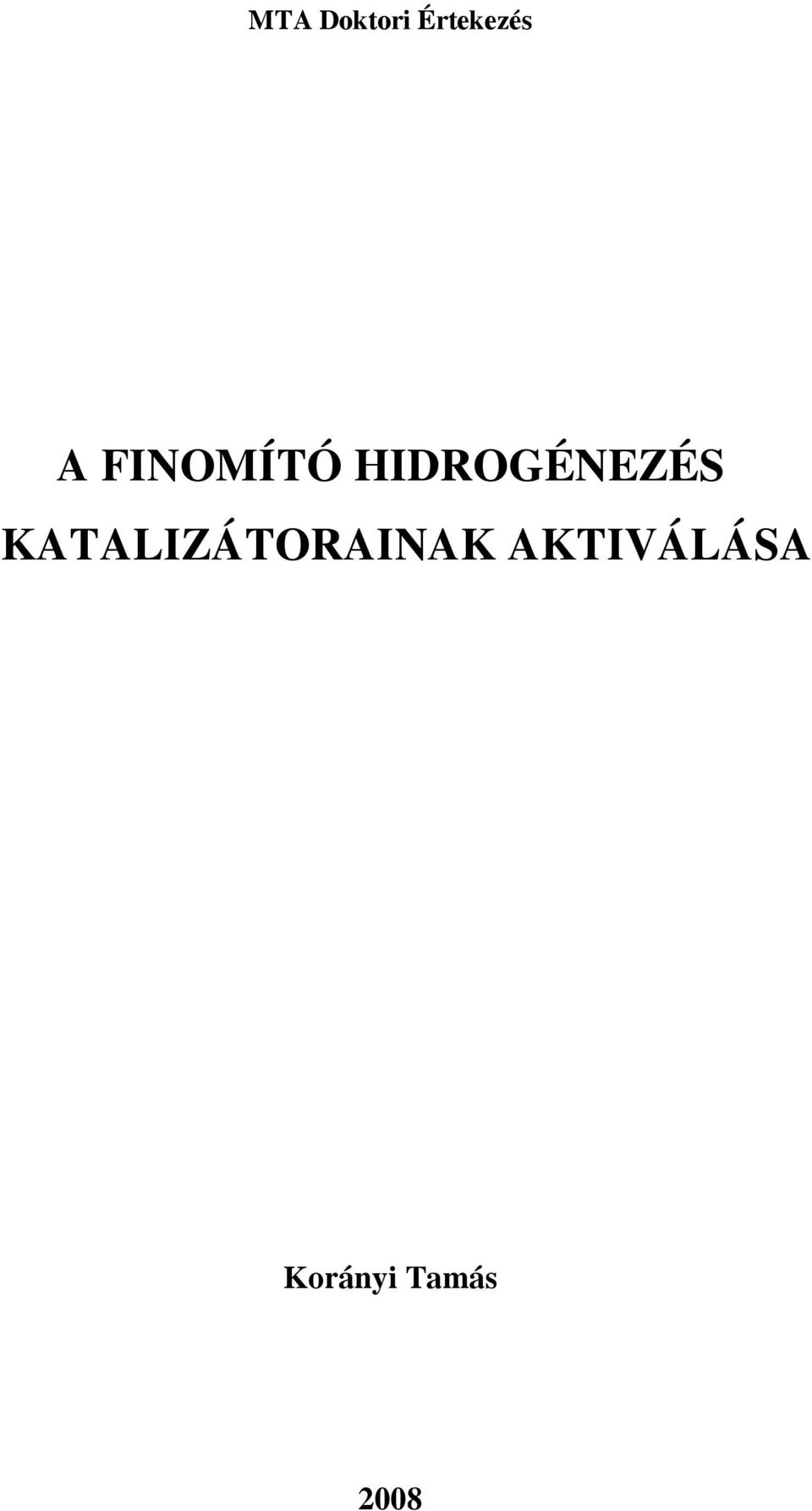 HIDROGÉNEZÉS