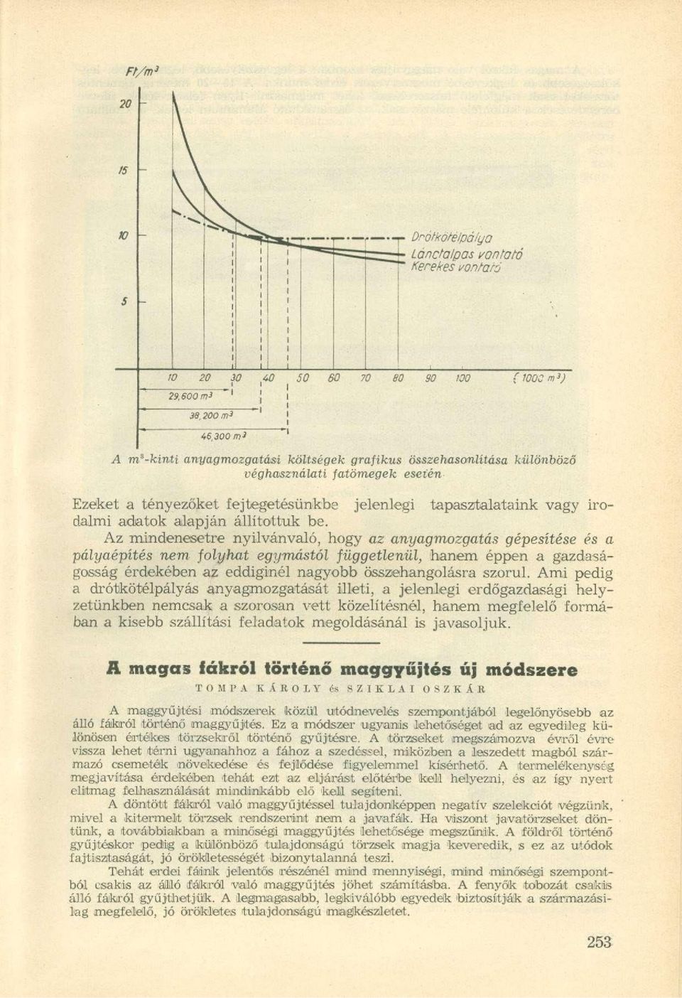 Az mindenesetre nyilvánvaló, hogy az anyagmozgatás gépesítése és a pályaépítés nem folyhat egymástól függetlenül, hanem éppen a gazdaságosság érdekében az eddiginél nagyobb összehangolásra szorul.