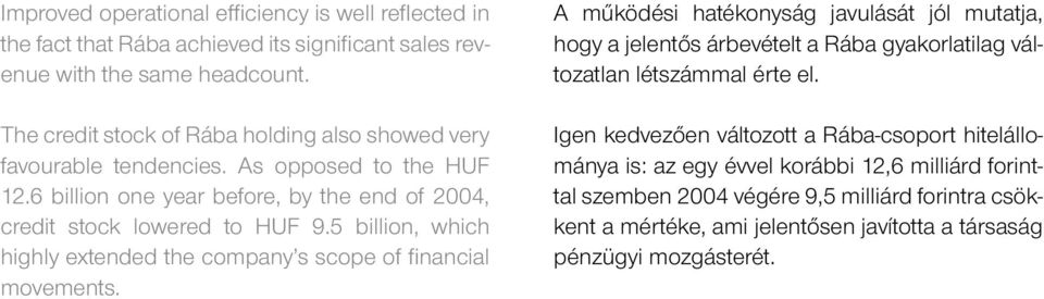 5 billion, which highly extended the company s scope of financial movements.