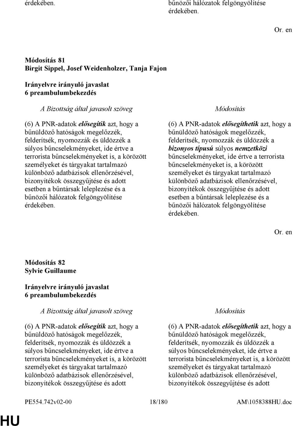 bűncselekményeket, ide értve a terrorista bűncselekményeket is, a körözött személyeket és tárgyakat tartalmazó különböző adatbázisok ellenőrzésével, bizonyítékok összegyűjtése és adott esetben a