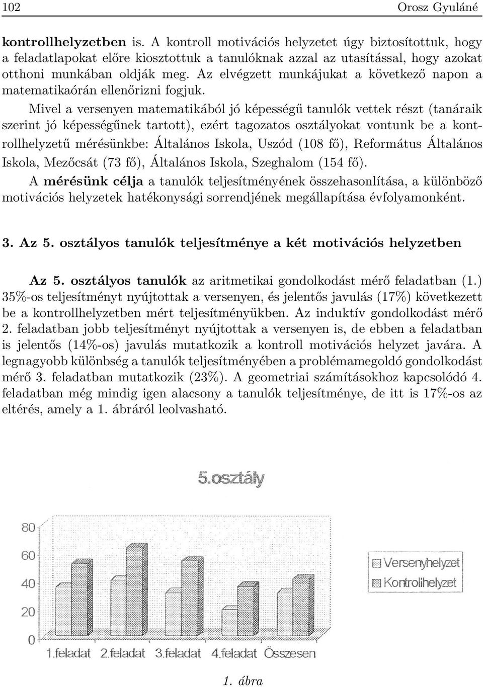 Az elvégzett munkájukat a következő napon a matematikaórán ellenőrizni fogjuk.