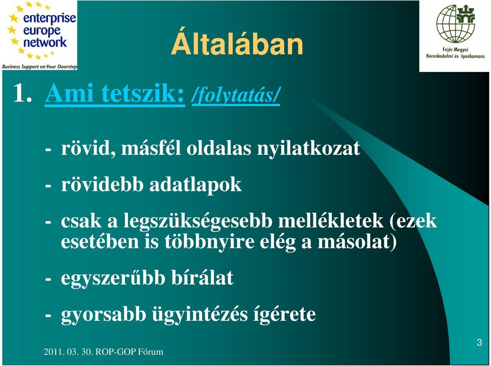 nyilatkozat - rövidebb adatlapok - csak a