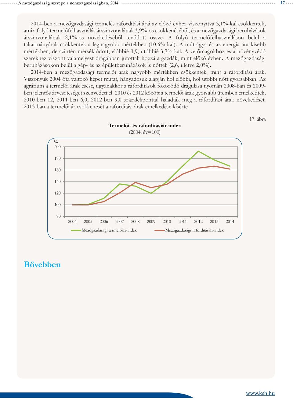 A folyó termelőfelhasználáson belül a takarmányárak csökkentek a legnagyobb mértékben (10,6%-kal).