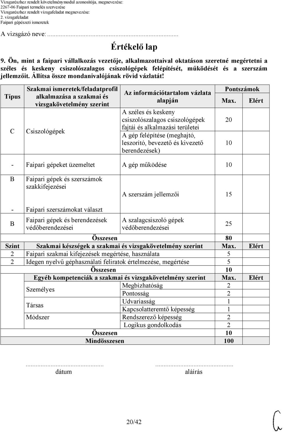 Állítsa össze mondanivalójának rövid vázlatát!