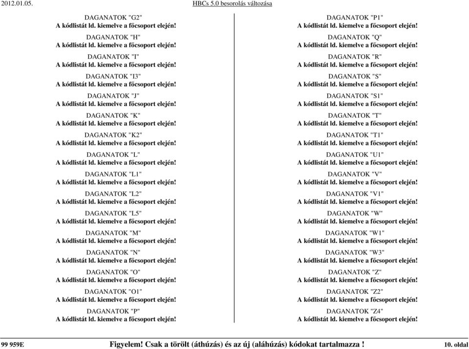DAGANATOK "R" DAGANATOK "S" DAGANATOK "S1" DAGANATOK "T" DAGANATOK "T1" DAGANATOK "U1" DAGANATOK "V" DAGANATOK "V1" DAGANATOK "W"