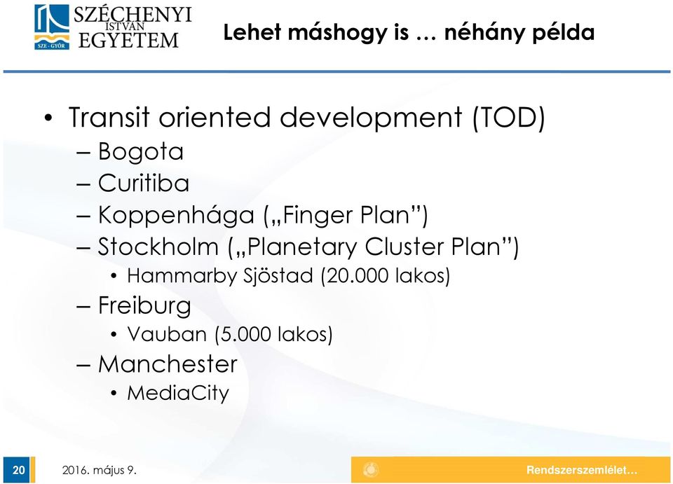 Plan ) Stockholm ( Planetary Cluster Plan ) Hammarby