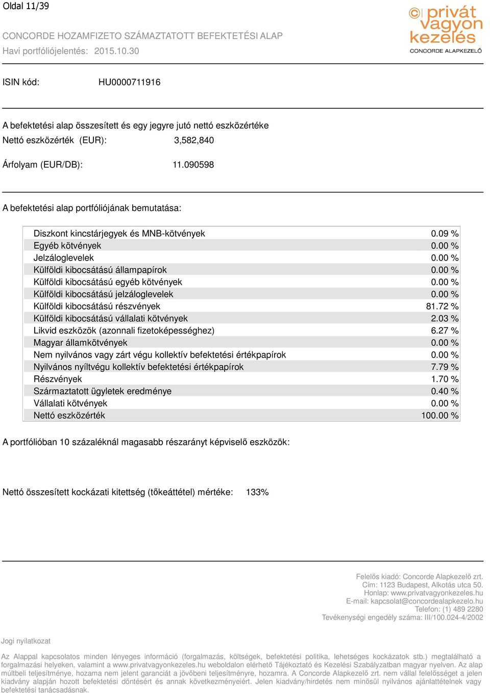 (EUR): 3,582,840 Árfolyam (EUR/DB): 11.