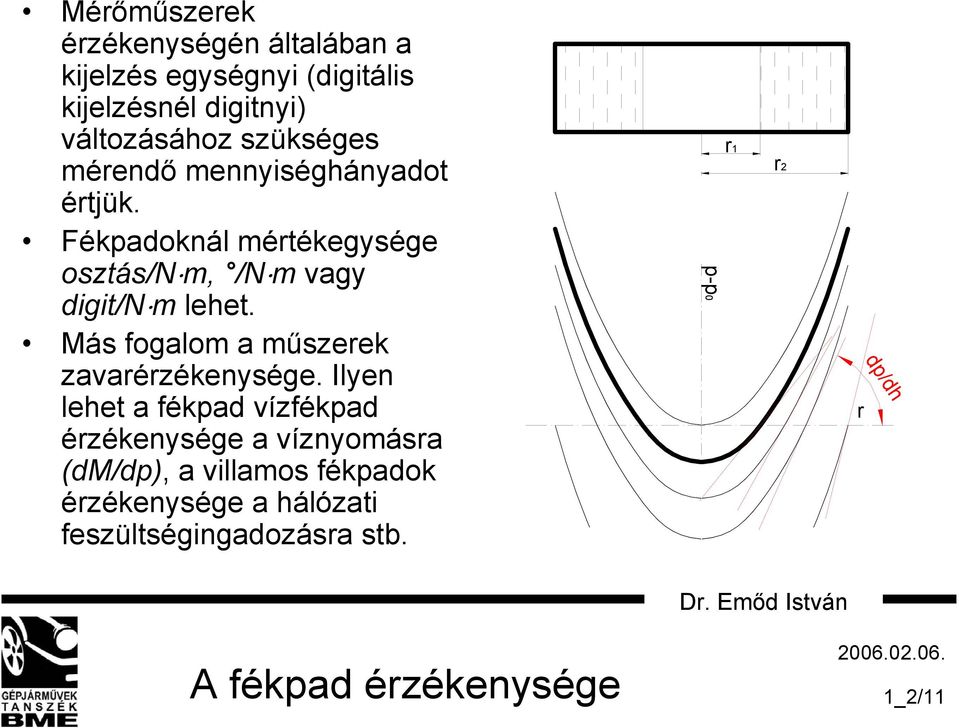 Más fogalom a műszerek zavarérzékenysége.