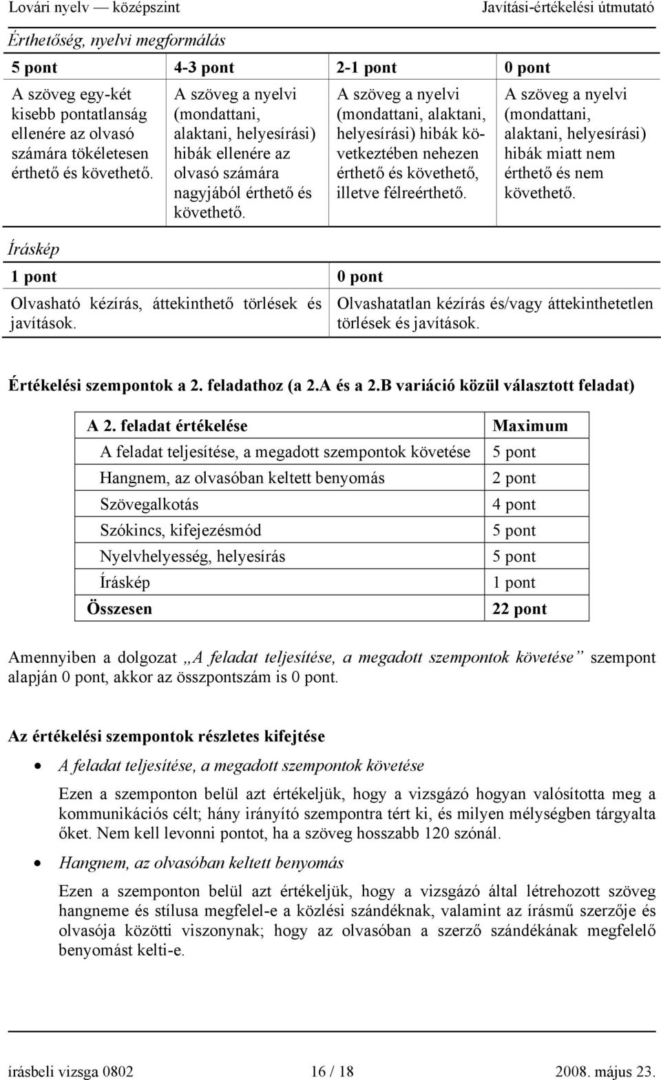 A szöveg a nyelvi (mondattani, alaktani, helyesírási) hibák következtében nehezen érthető és követhető, illetve félreérthető.