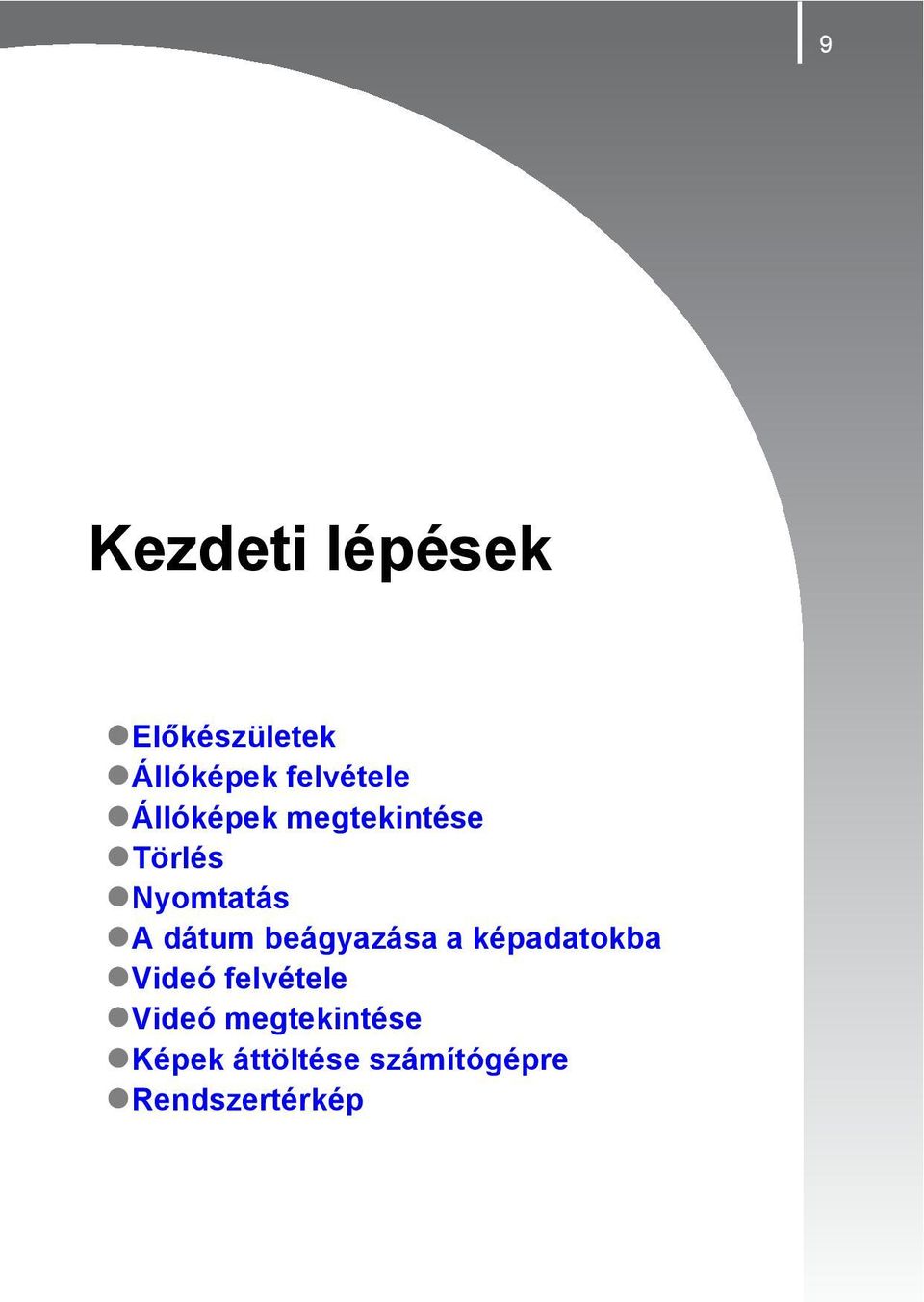 A dátum beágyazása a képadatokba Videó felvétele