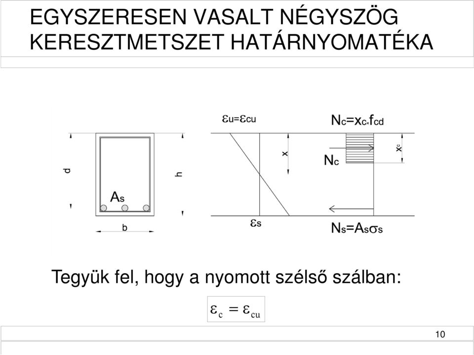 HATÁRNYOMATÉKA Tegyük