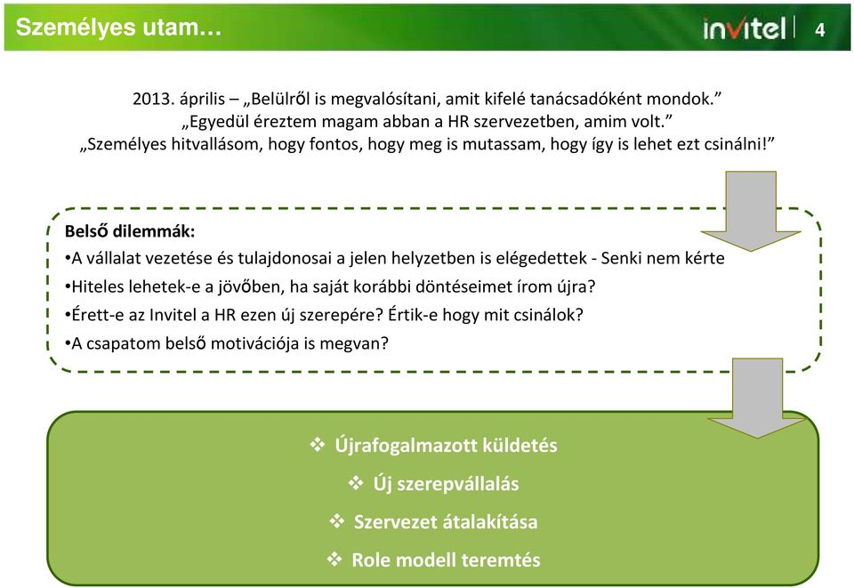 Belső dilemmák: A vállalat vezetése és tulajdonosai a jelen helyzetben is elégedettek - Senki nem kérte Hiteles lehetek-e a jövőben, ha saját korábbi