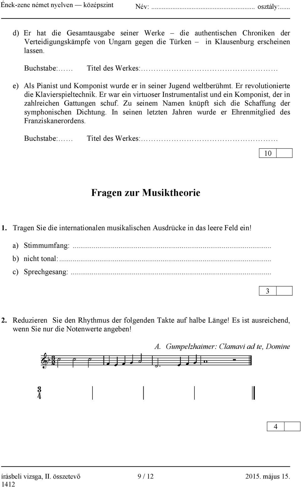 Er war ein virtuoser Instrumentalist und ein Komponist, der in zahlreichen Gattungen schuf. Zu seinem Namen knüpft sich die Schaffung der symphonischen Dichtung.