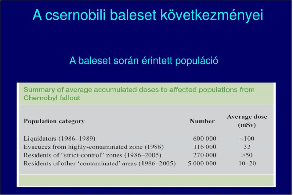 következményei A 