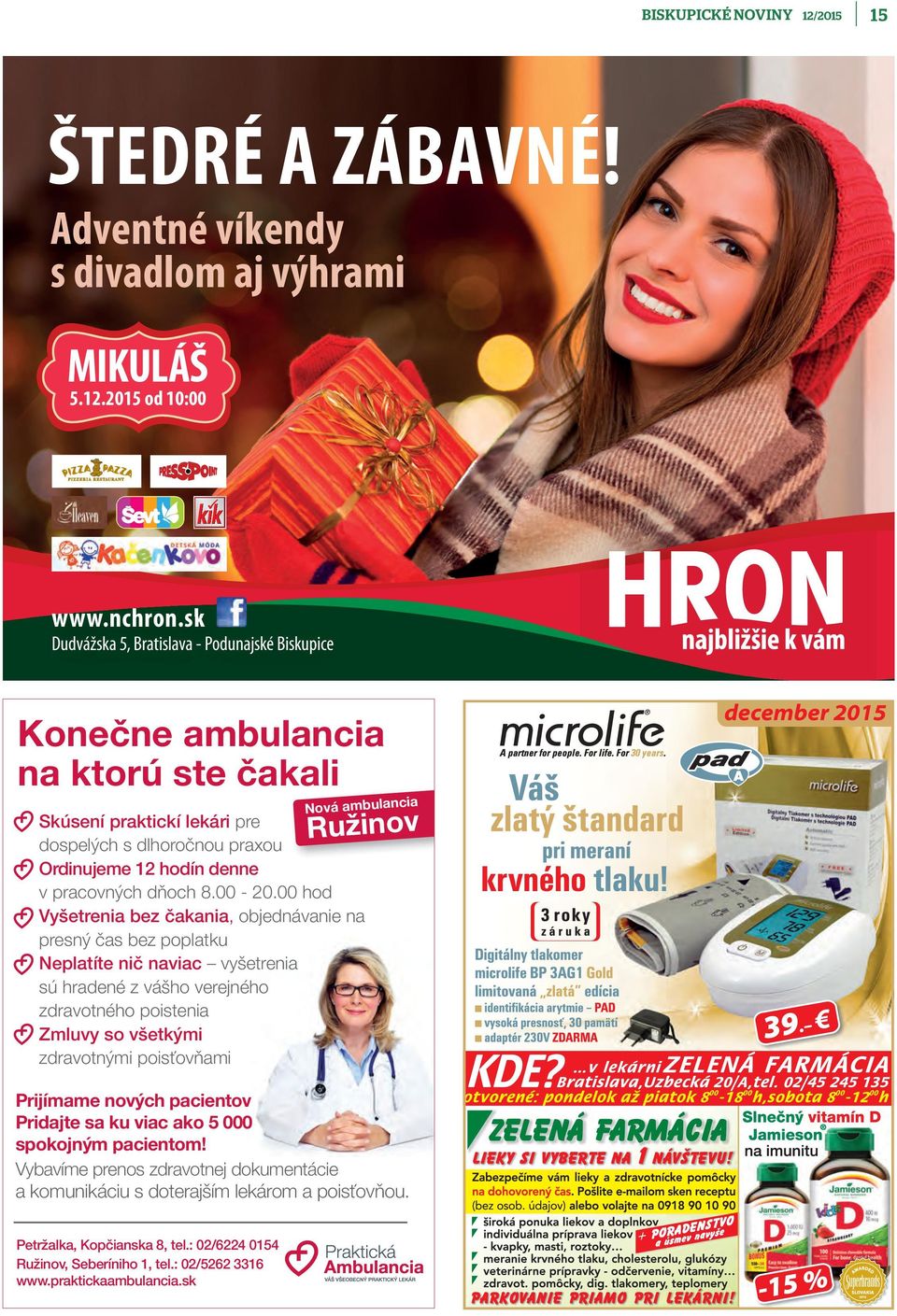 pracovných dňoch 8.00-20.