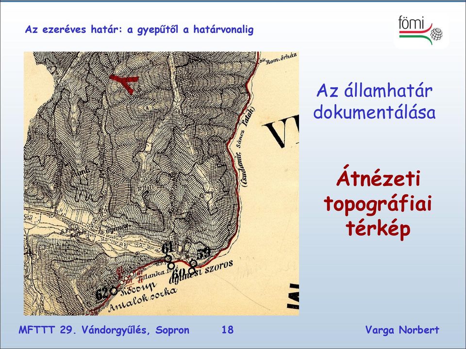 topográfiai térkép MFTTT